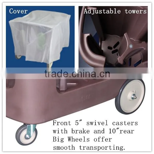 high quality roto-molded Adjustable Plate Caddies with four towers