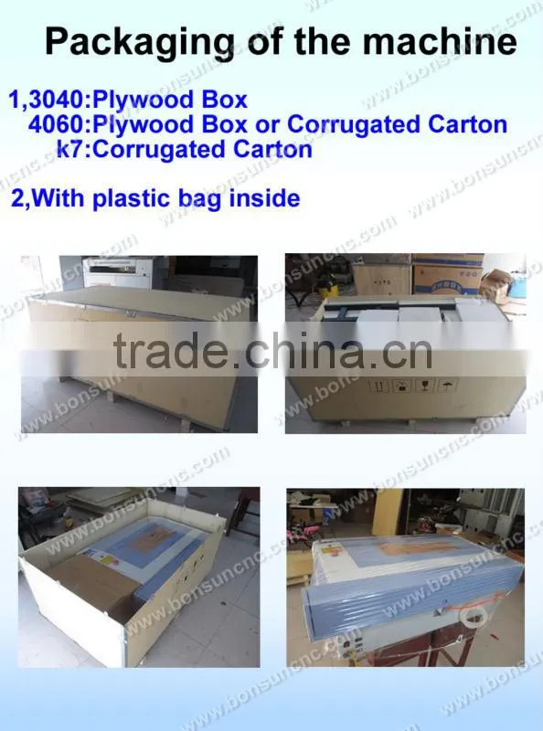 2015 hot sale high precision BS 4060 3d crystal laser engraving machine price is good