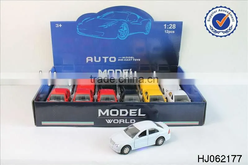 Alloy car, pull back car with light & music