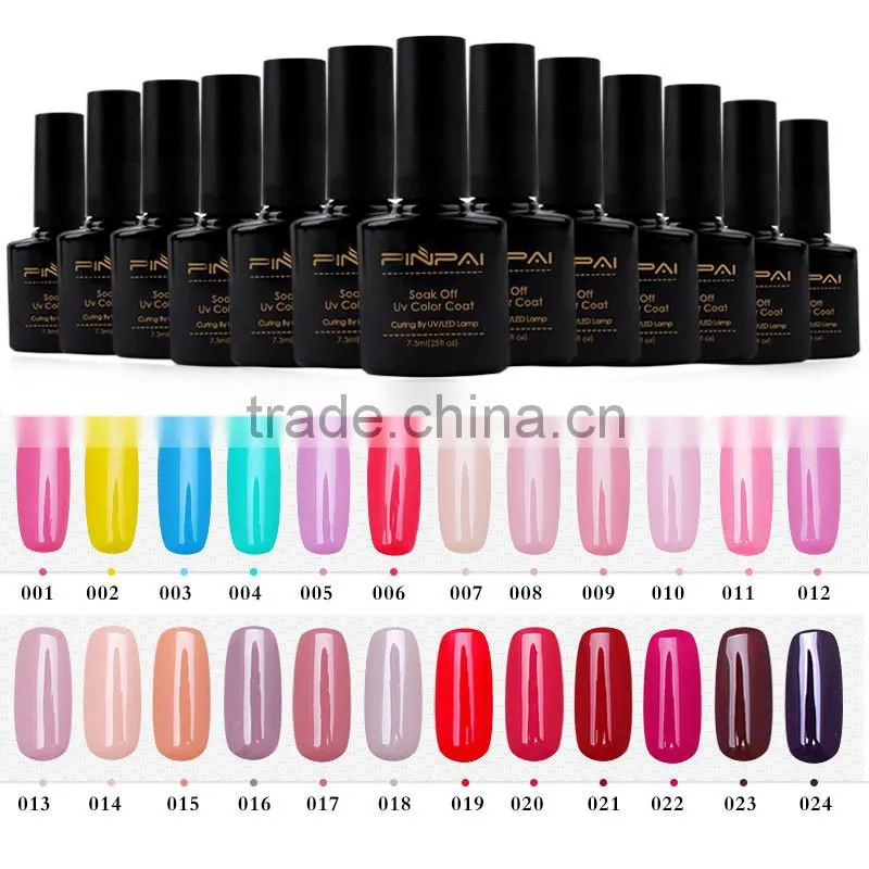 2016 new fashion 132 colors 8ml UV LED Soak Off nail art UV gel polish