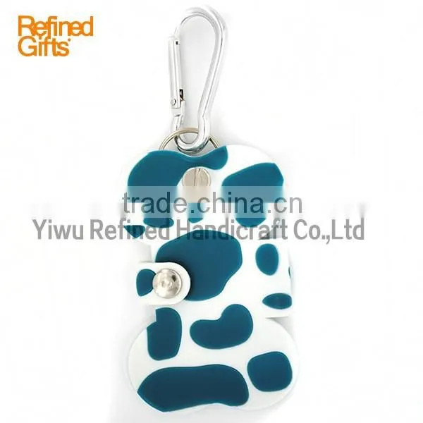Creative colorful wallet keychain Personalized purse coin pvc rubber Keychain