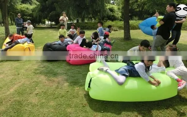 online shopping fast filling waterproof nylon 210T material banana baby sleeping bag