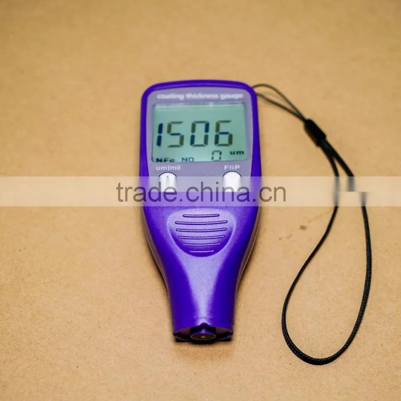 Fe&NFe 2 in 1 Probe digital paint coating thickness tester with 1700um max