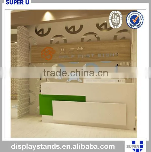 shop counter design pan shop,used counters,high gloss white shop counters