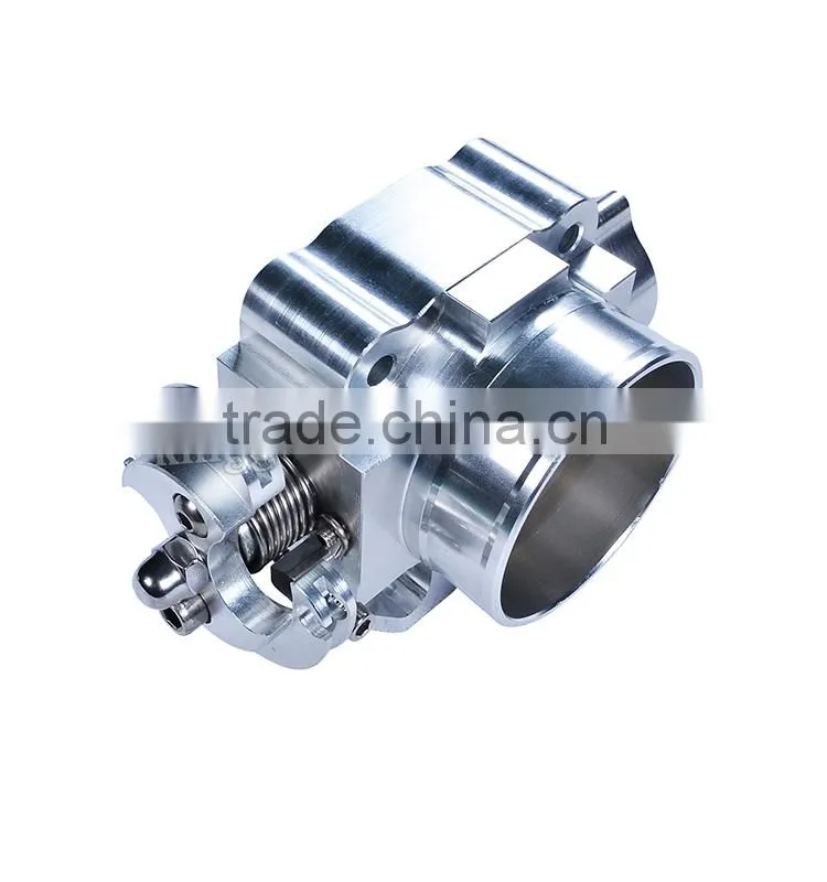New Style Sliver Aluminum Alloy Racing Throttle Body For EVO 123