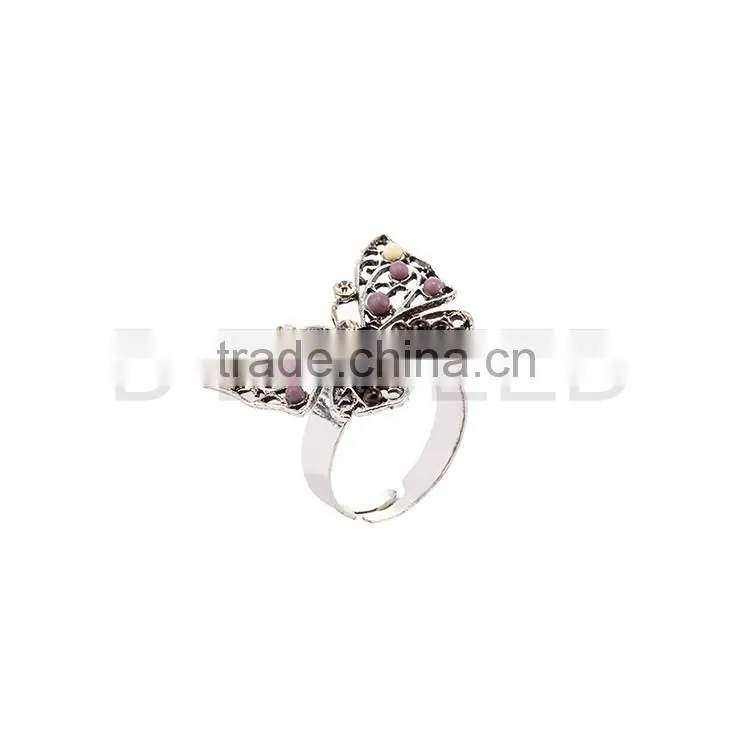 New Fashion butterfly ladies gold finger ring