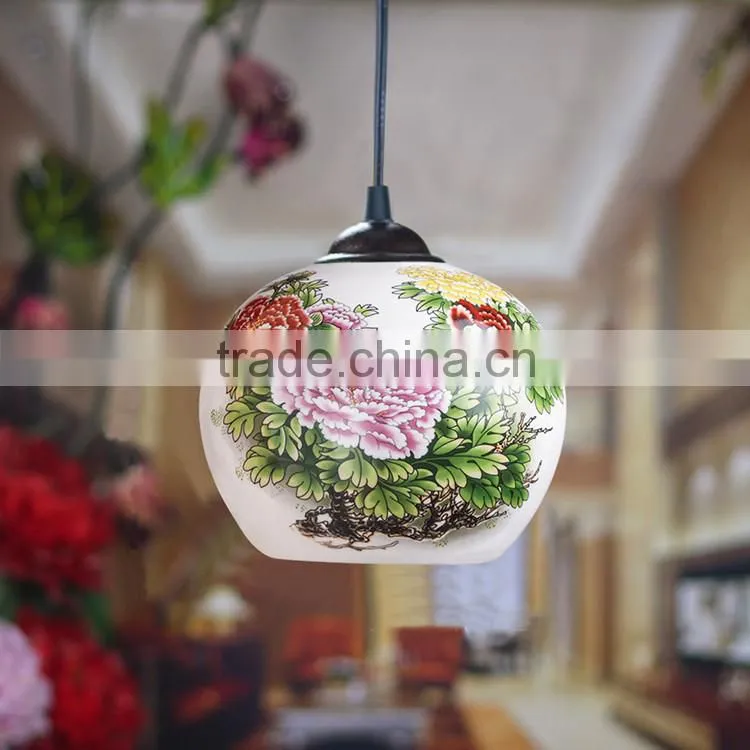 Pastel Decal living room furnitur indoor led pendant light