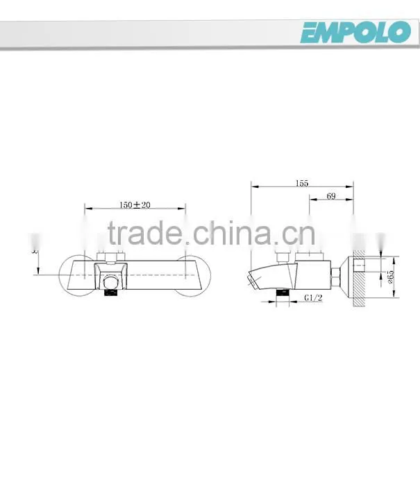 High Quality Bathroom Wall Hanging Bathtub Faucet 05 3101