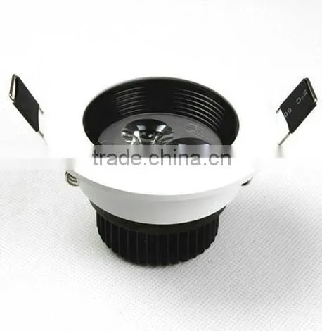 fire rated led downlight 3w led downlight