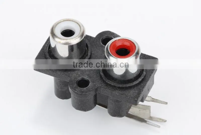 china supplier best selling products 2holes AV socket