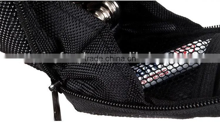 Black Bike Seat Pouch Bicycle Front Tube Bag Back Seat Storage Bag HYW048