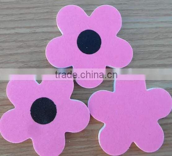 Lovely Sun Flower Shape Double Sided Use Nail Files Cosmetic Manicure