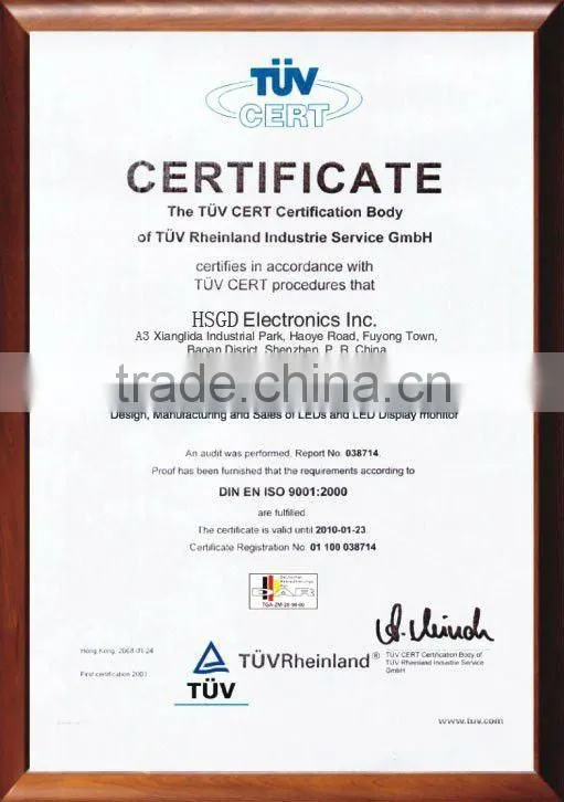 Professional chines xvideo led tv led display with high quality