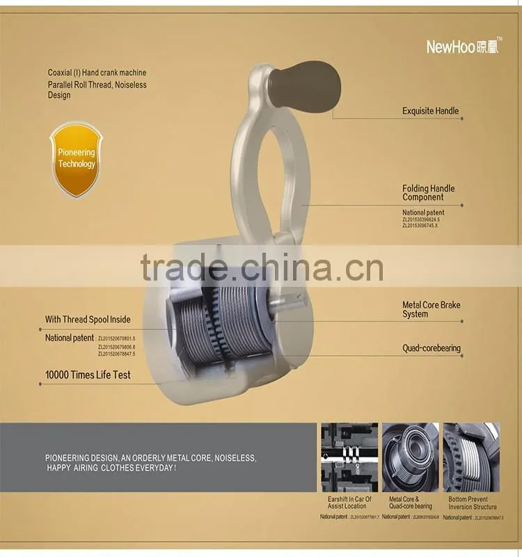 Hot Sale Wall Laundry Rack Manual Laundry Dryer