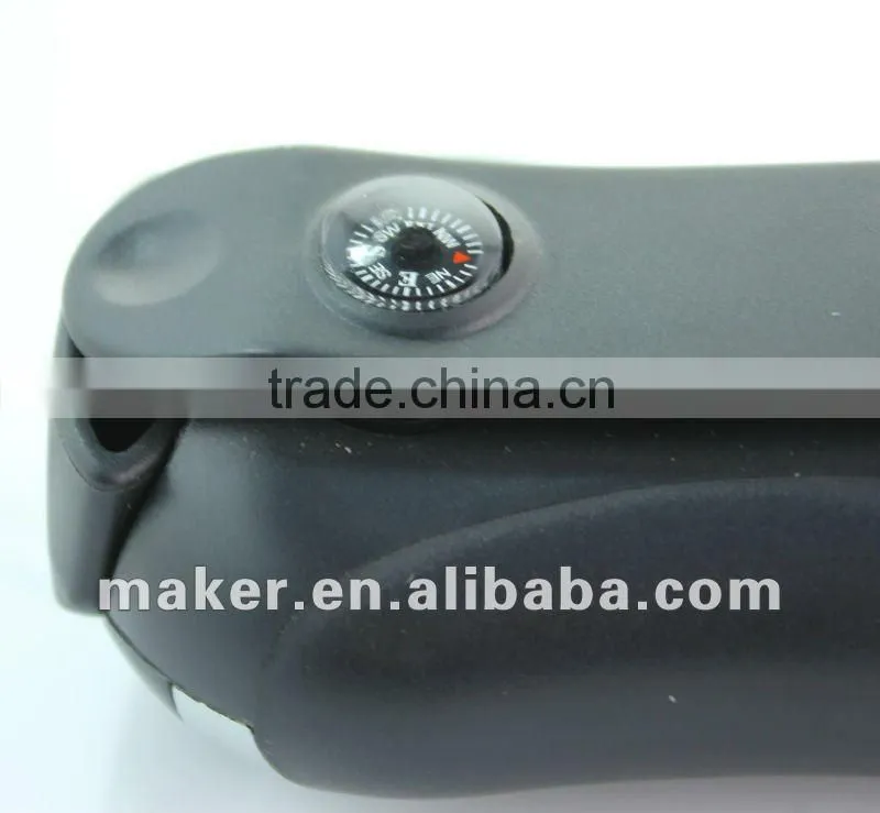 5 LED Dynamo Powered Siren Flashlight