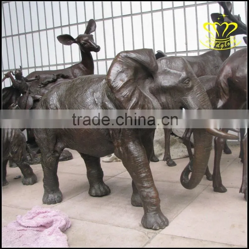 Outdoor landscape sculpture bronze deer sculpture all kinds of animal sculpture