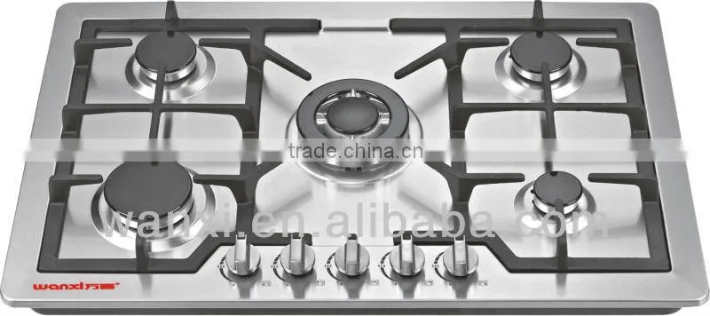 5-burner bulit-in gas cooker