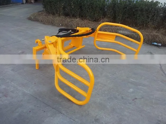 tractor round bale gripper hydrulic bale gripper for front end loader forklift attachment
