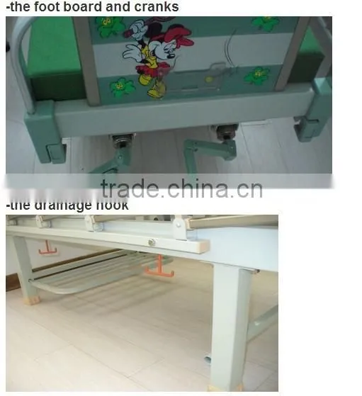Double-crank hospital infant bed,baby carrier bed