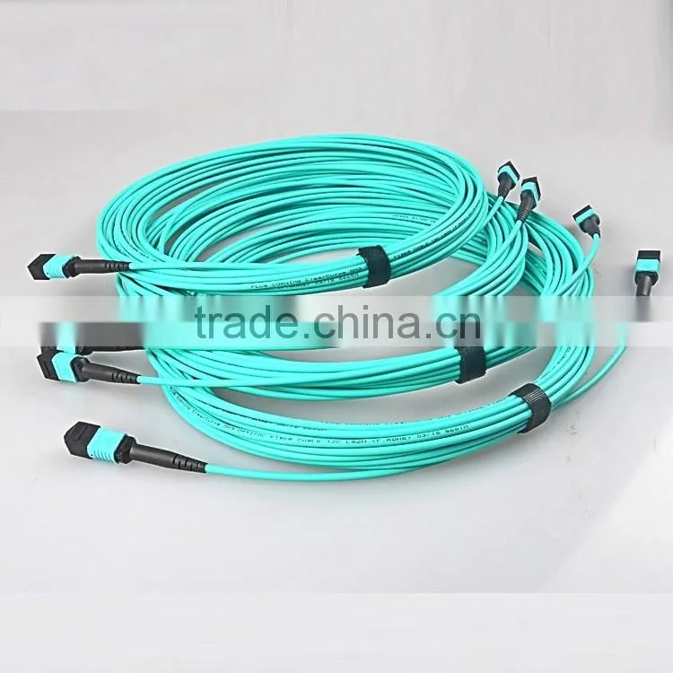 China Manufacturer Indoor OM3 6 Fiber Optic Patch Cord )