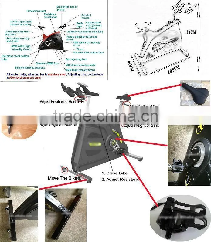 exercise bike/ JG-1106 Gym Equipment/fitness equipment/cardio equipment