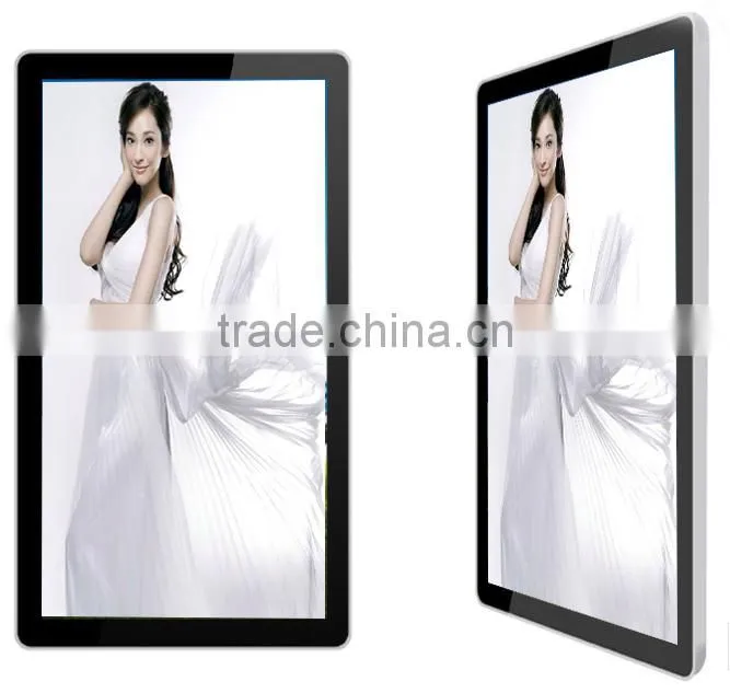 Rounded corner 65inch led advertising player, android advertising player