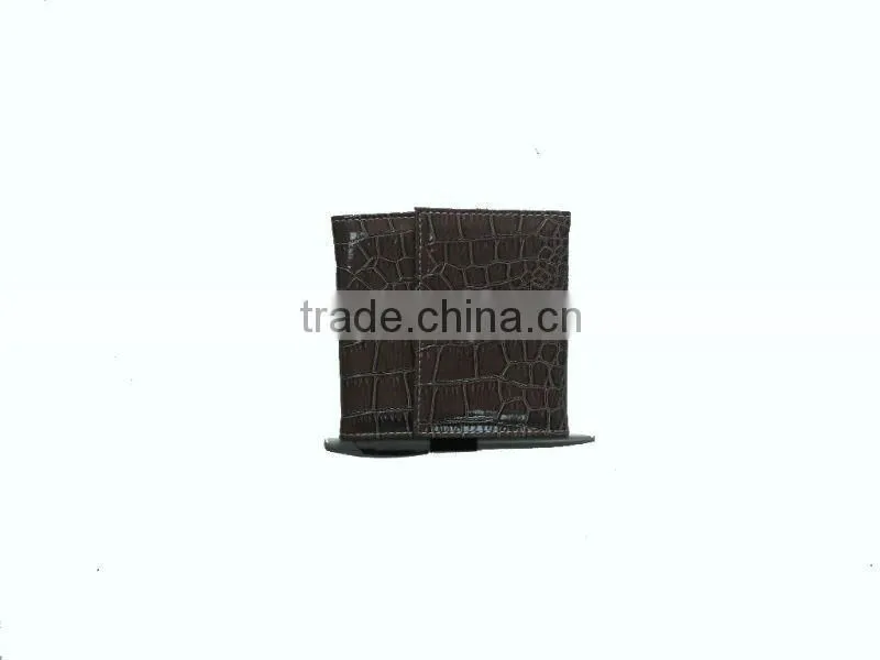 PU leather cover memo pad with pen set