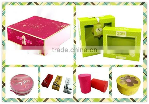 Simple design see through folding box
