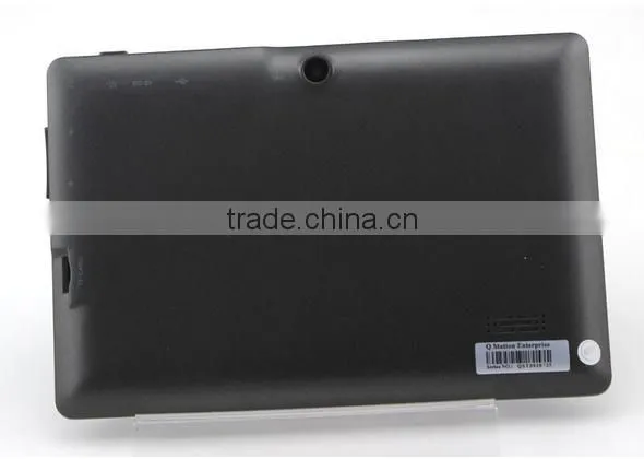 2016 best selling tablet pc Allwinner A33 7 inch touch screen q8 tablet pc with bluetooth Android 4.4 512MB 4GB memory tablet