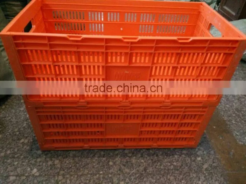 plastic turnover folding plastic egg crates