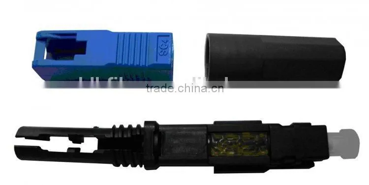 High quality FTTH SC UPC fiber optic field assembly fast connector