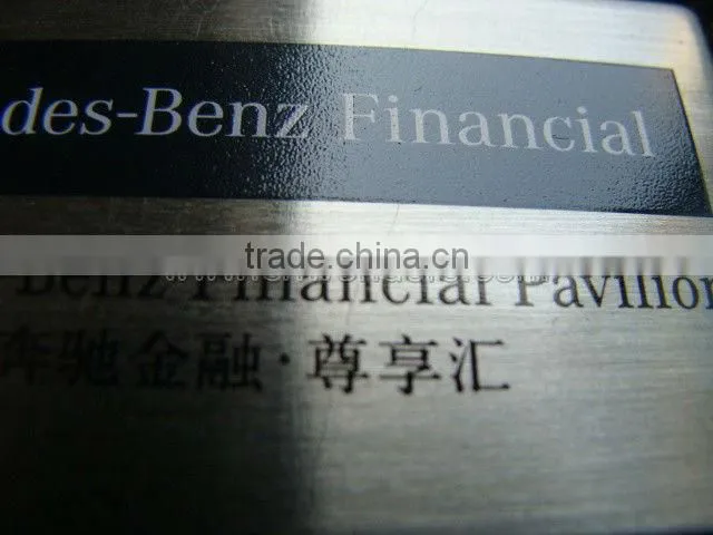 High quality custom name plate card