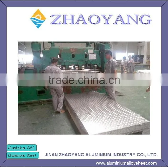 High Quality embossed 5 bars 2mm 3mm aluminum sheet aluminum plate