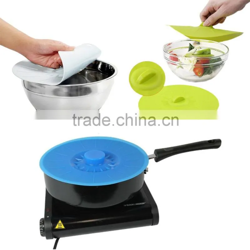 China Alibaba Express DHL Non Spill Feature Silicone Suction Lids