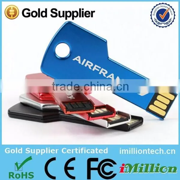 Key Shaped Metal USB Flash Drive, USB Pendrive,Promotional USB Flash Stick USB