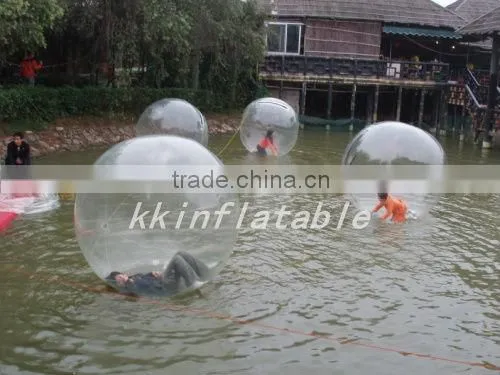 Stable Transparent Colorful Walk On Water Inflatable Ball