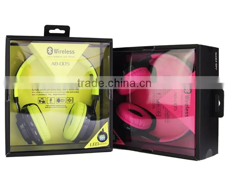 Foldable Wireless Portable FM Receiver Headphone For Music Lover