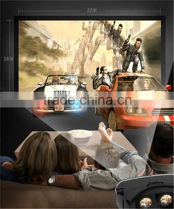 Factory vr shinecon 3.0 virtual reality vr 3d glasses for computer smartphone