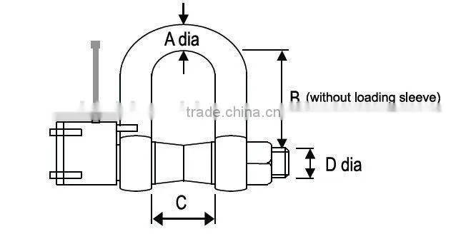 With high precision install Wireless Telemetry Load Cell Shackles/Can work with Wireless Weighing Indicator /LS02W