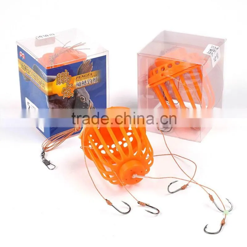 Silver Carp Fishing Sea Monster with Lead Sinker Carbon Steel Strong Explosion Hooks Fishing Tackle Set