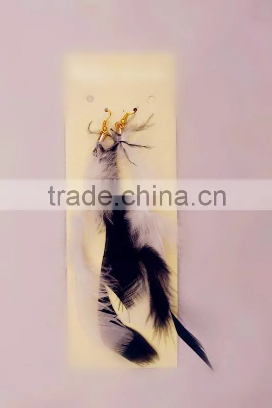 The charm hot sale feather eardrop