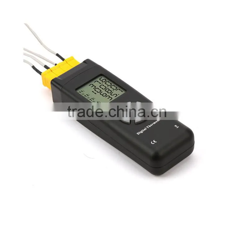 types of thermometers industrial thermometer with four Type K thermocouples input