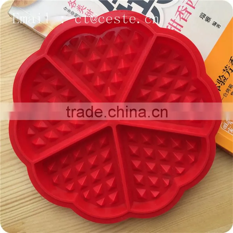CTBED-004 Silicone Cake Baking Mold Cake Pan Muffin Cups Handmade Soap Moulds Biscuit Chocolate Ice Cube Tray DIY Mold