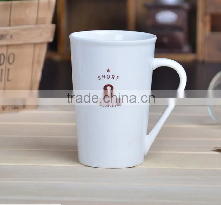 White 11OZ Custom Coffee Porcelain Cups Wholesale