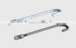 Steel anchor bolts with J type