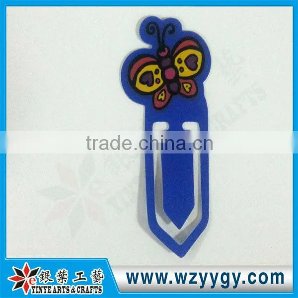 high quality customized pvc bookmark for promotion