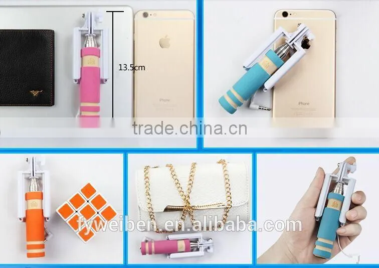 2015 Rgknse supply RK-mini 2 supreme mini extendable selfie stick, monopod selfie-stick