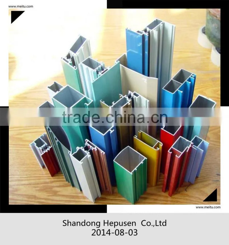 Aluminum profiles for door and windows