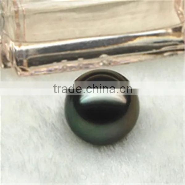 13-14mm peacock green tahitian pearls