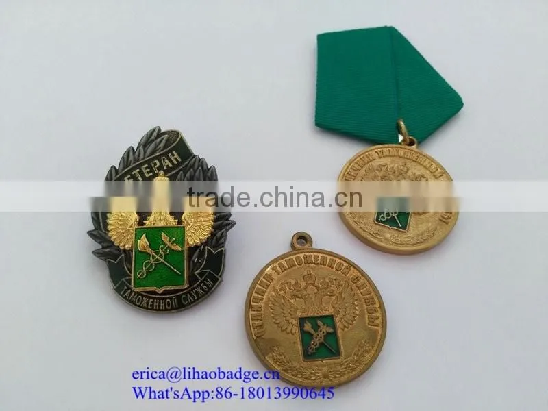 Low price war medals Free delivery custom metal award medals Excellent quality cheap Russia medals